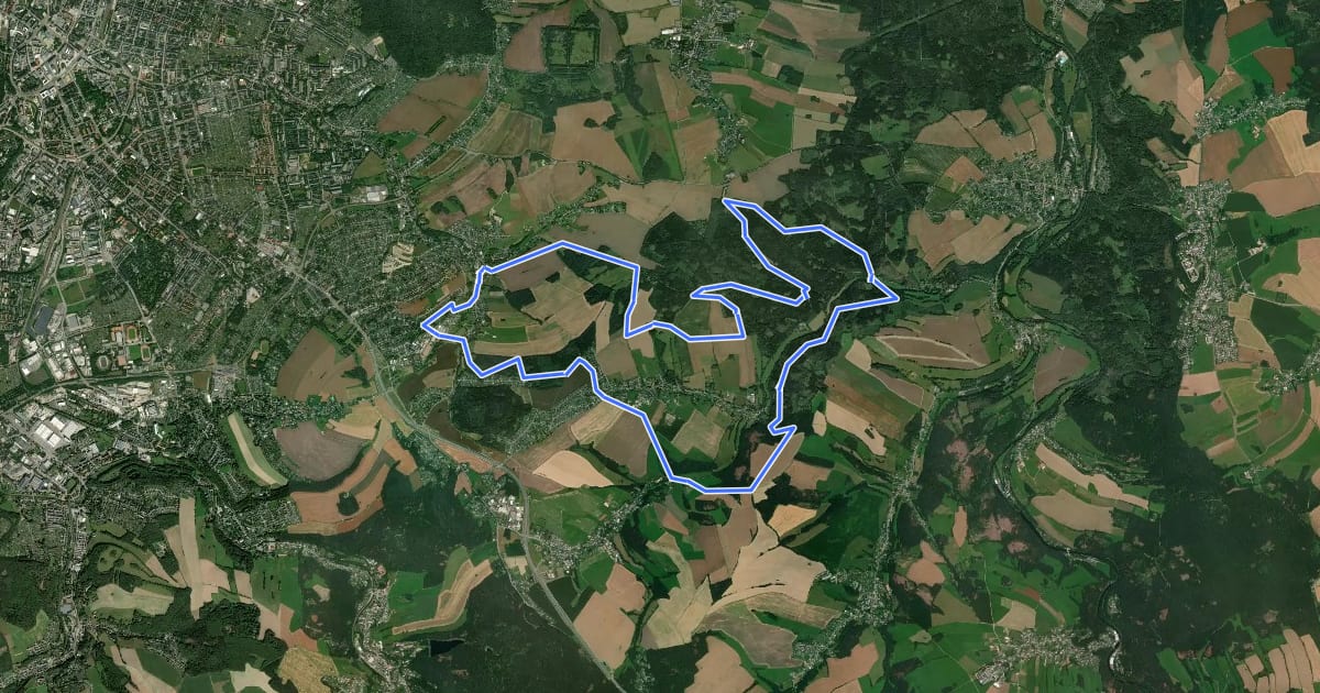 Маршрут Adelsberg Bike Marathon на спутниковом снимке