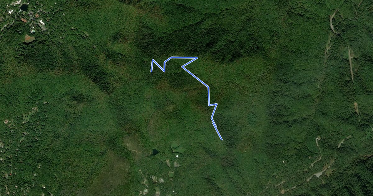 Маршрут Adventure Trail на спутниковом снимке