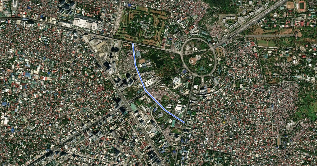 Маршрут Agham - BIR Bicycle Route на спутниковом снимке