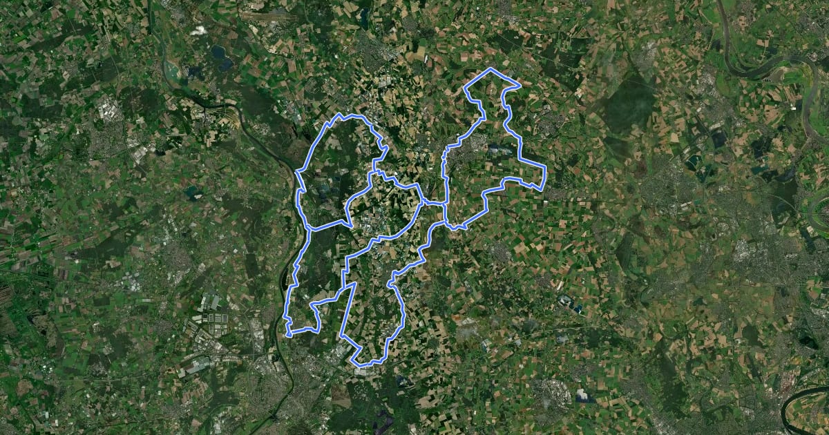 Маршрут Agro-Route на спутниковом снимке