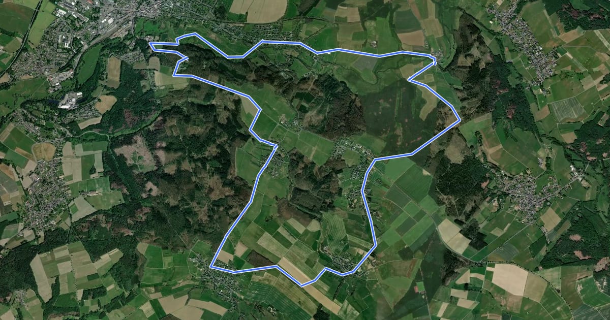 Маршрут [AK7] Herzburg oder Harzburg на спутниковом снимке