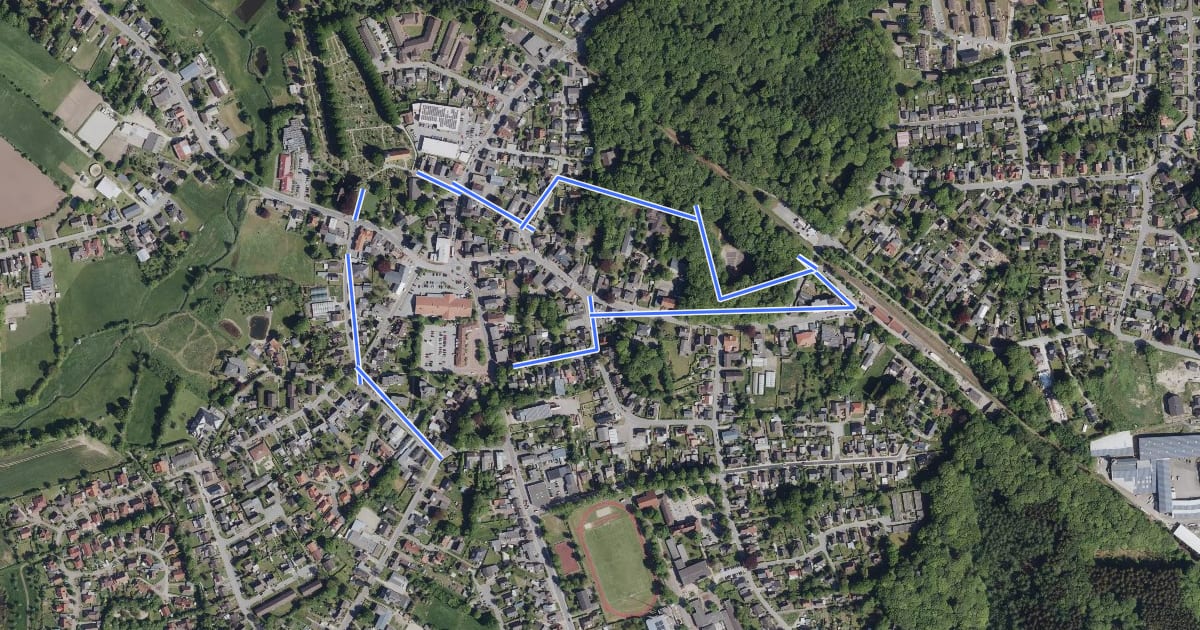 Маршрут Albersdorf - Ortsrundgang на спутниковом снимке