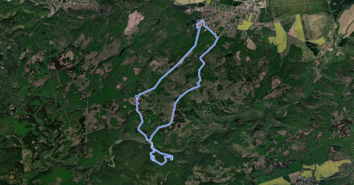 Маршрут Albrechtsweg на спутниковом снимке