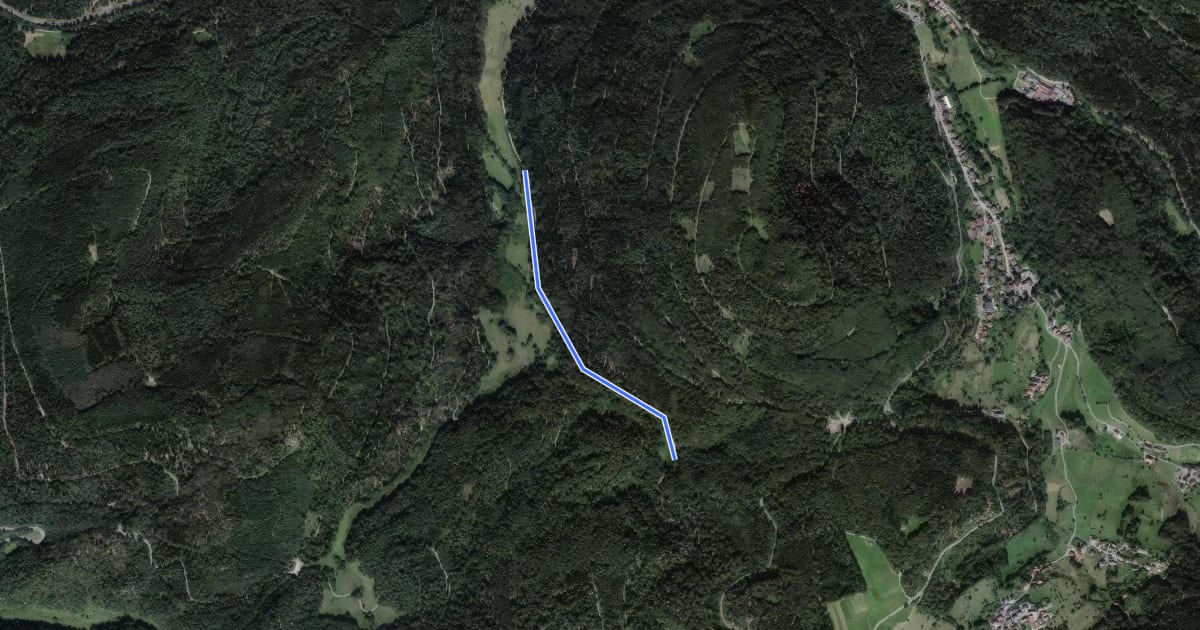Маршрут Albtaljagdhaus - Knoll-Brücke на спутниковом снимке
