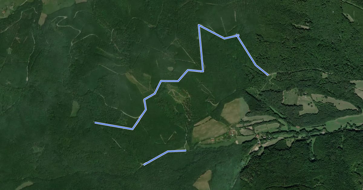 Маршрут Allander Wanderweg 4 на спутниковом снимке