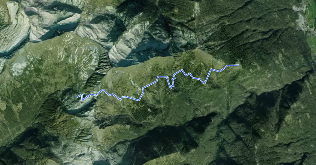 Маршрут Alpe d,Alva-Capanna Alpe Fümegna на спутниковом снимке