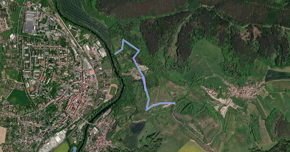 Маршрут Alpenstieg - Eduard-Woitzat-Weg на спутниковом снимке