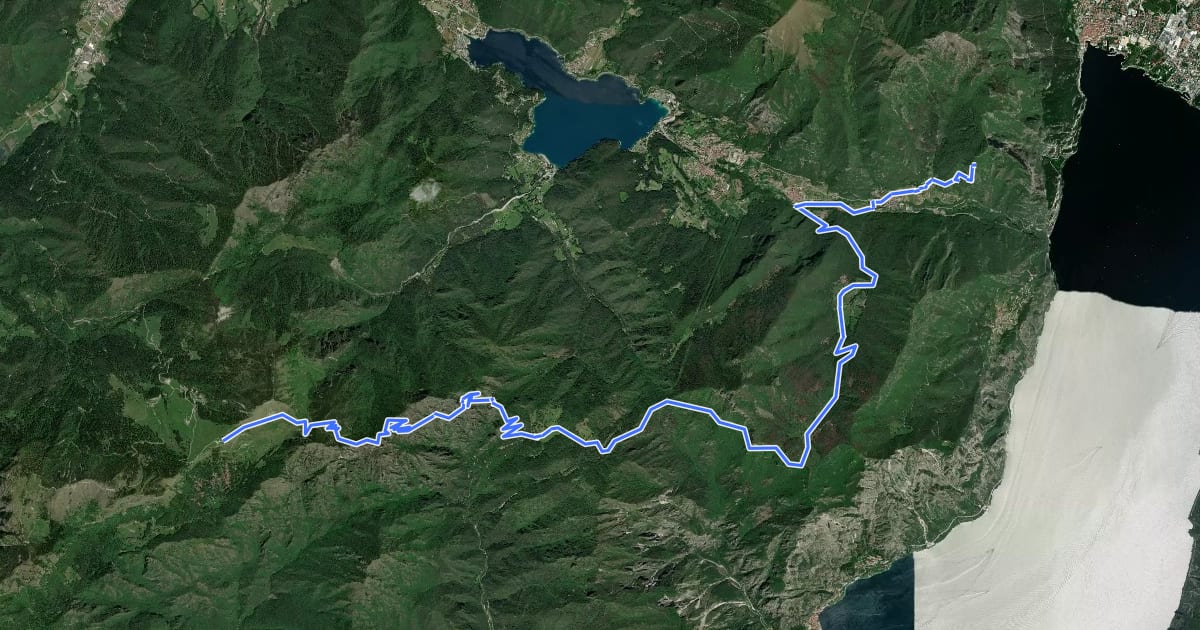 Маршрут Alpiedi Ledro Alps Trek - Tappa 2 на спутниковом снимке