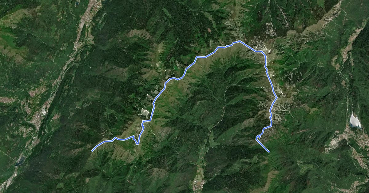 Маршрут Alpiedi Ledro Alps Trek - Tappa 4 на спутниковом снимке