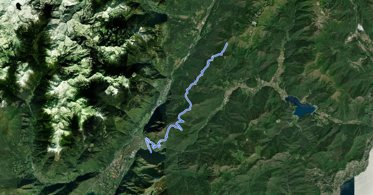 Маршрут Alpiedi Ledro Alps Trek - Tappa 5 на спутниковом снимке