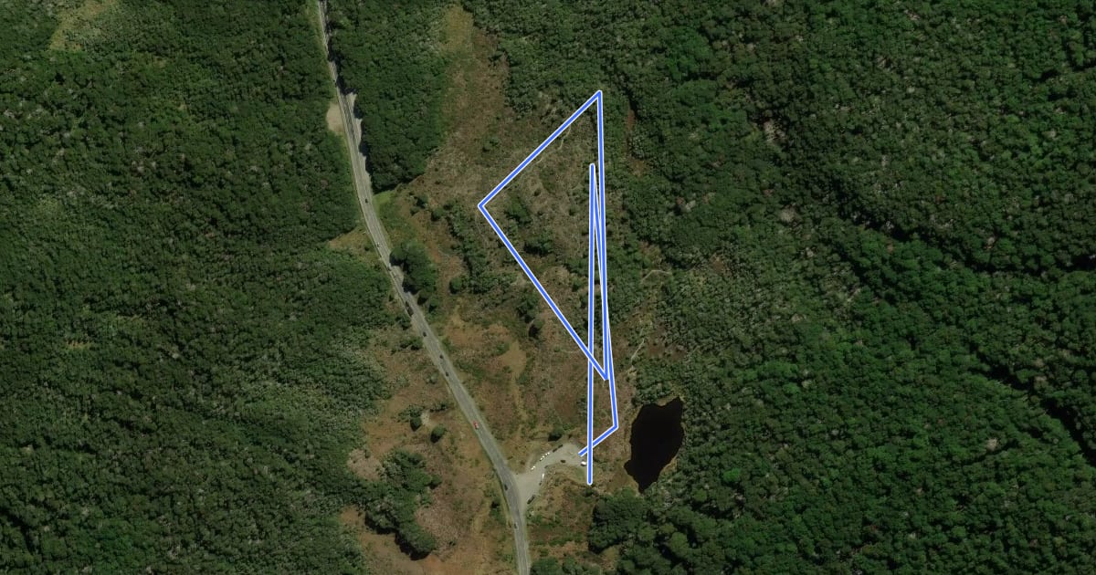 Маршрут Alpine Nature Walk на спутниковом снимке
