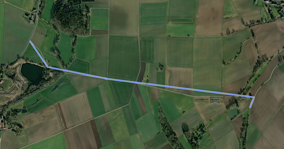Маршрут Alsfeld A1 на спутниковом снимке