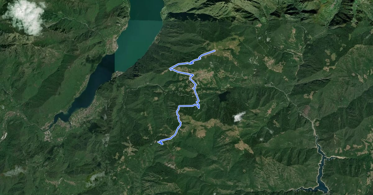 Маршрут Alta via dei Forti - Seconda tappa на спутниковом снимке