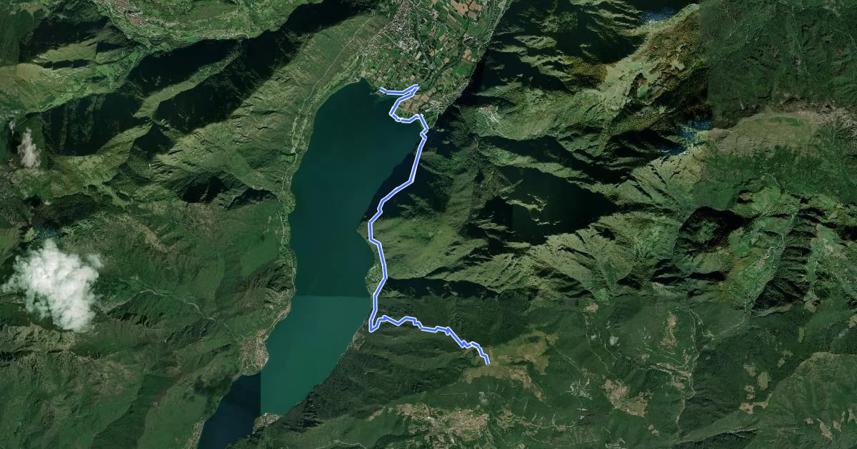 Маршрут Alta via dei Forti - Terza tappa (3) на спутниковом снимке