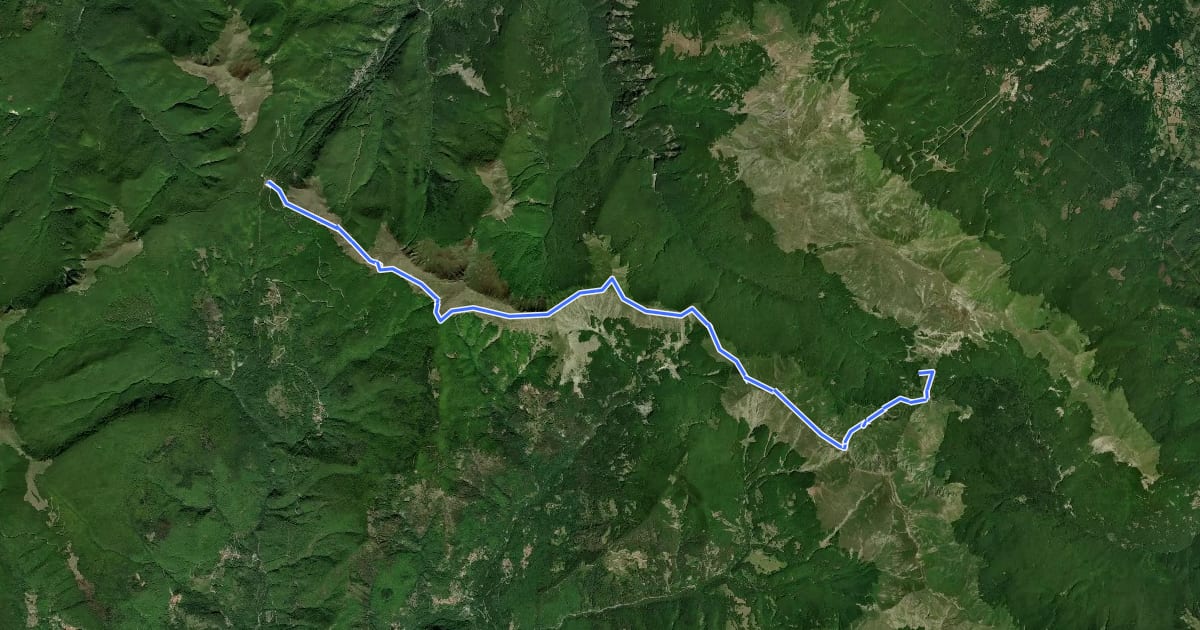 Маршрут Alta via dei Parchi: Tappa 05 на спутниковом снимке