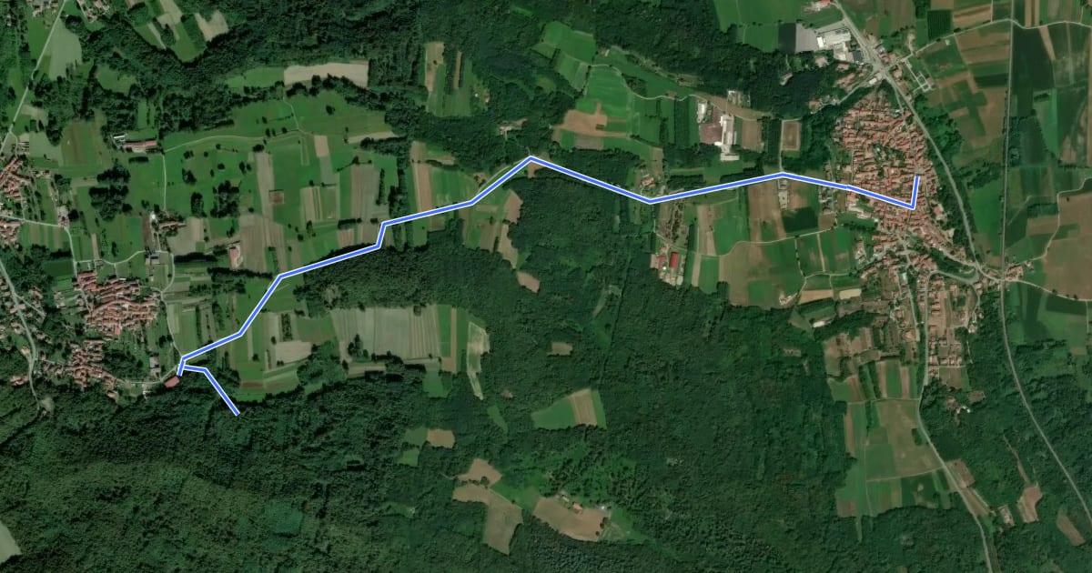 Маршрут Alta Via dell’Anfiteatro Morenico di Ivrea - Itinerario di Collegamento di Mercenasco Direzione Ovest на спутниковом снимке