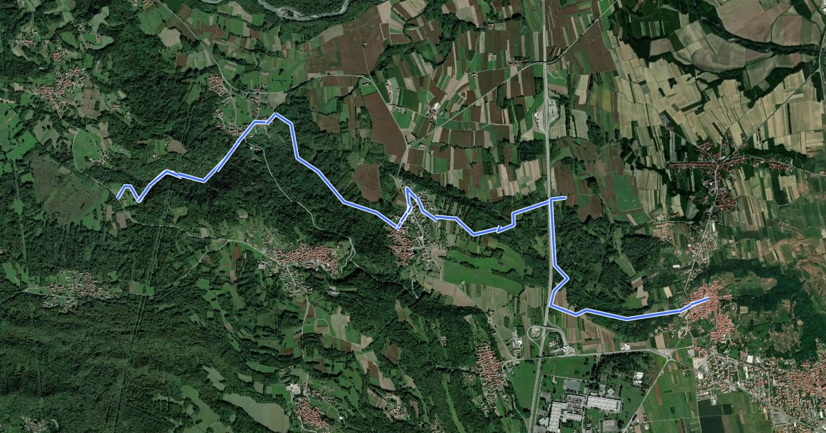 Маршрут Alta Via dell’Anfiteatro Morenico di Ivrea - Itinerario di Collegamento di Romano Canavese на спутниковом снимке