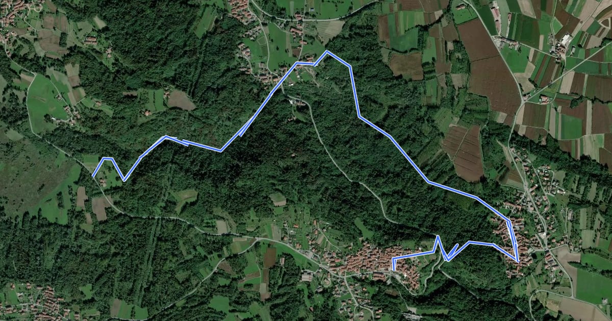 Маршрут Alta Via dell’Anfiteatro Morenico di Ivrea - Itinerario di Collegamento di San Martino Canavese, Direzione Nord на спутниковом снимке