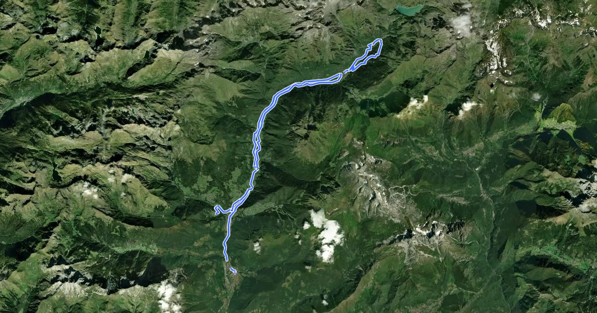 Маршрут Alta Via delle Grazie - Tappa 4 на спутниковом снимке