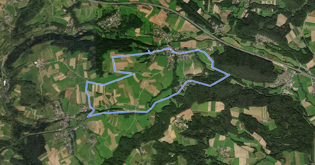 Маршрут Altdorf 9 на спутниковом снимке