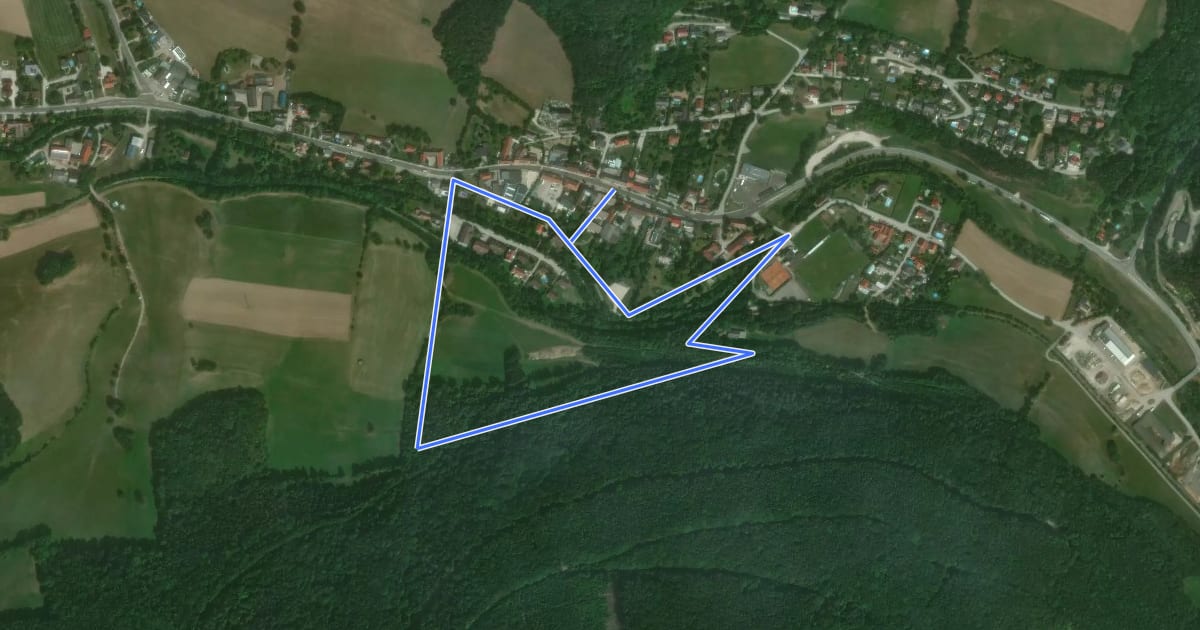 Маршрут Altenmarkter Rundwanderweg на спутниковом снимке