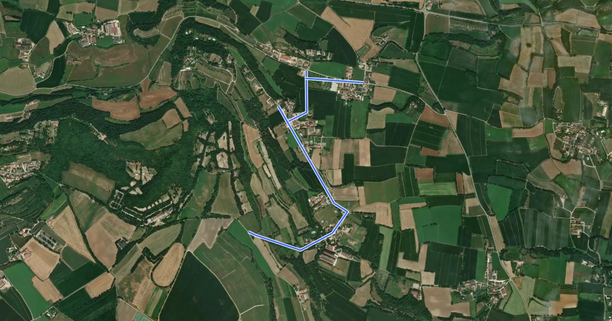 Маршрут Alternativa ciclovia Colline moreniche del Garda на спутниковом снимке