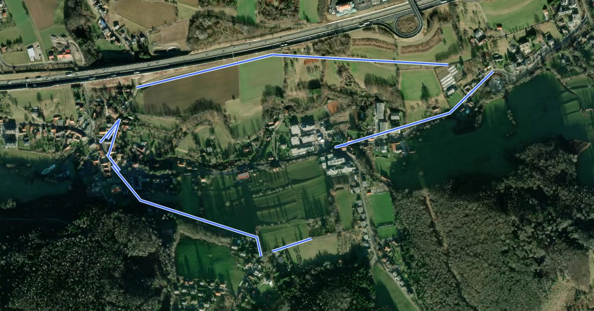 Маршрут Altlengbach Rundwanderweg 2 на спутниковом снимке