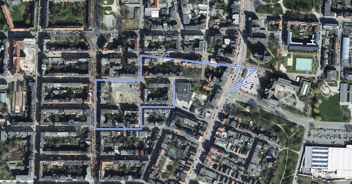 Маршрут Altstadtrundweg на спутниковом снимке