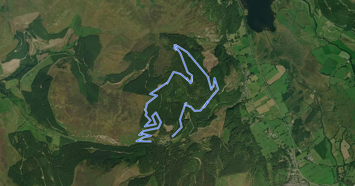Маршрут Altura North Trail на спутниковом снимке