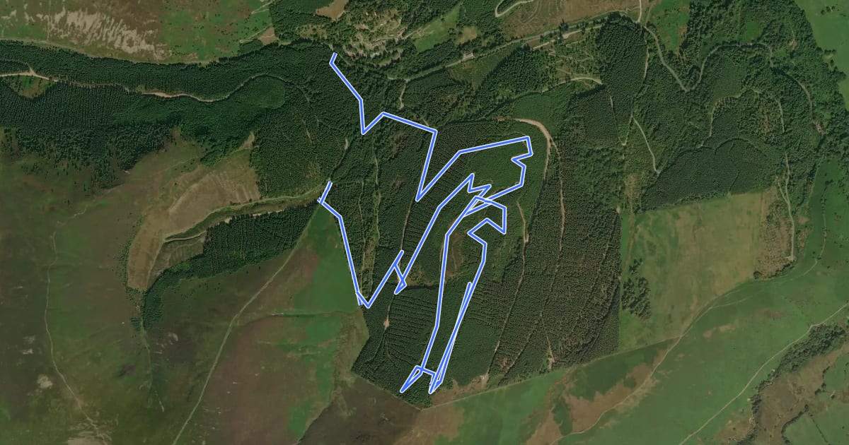Маршрут Altura South Trail на спутниковом снимке