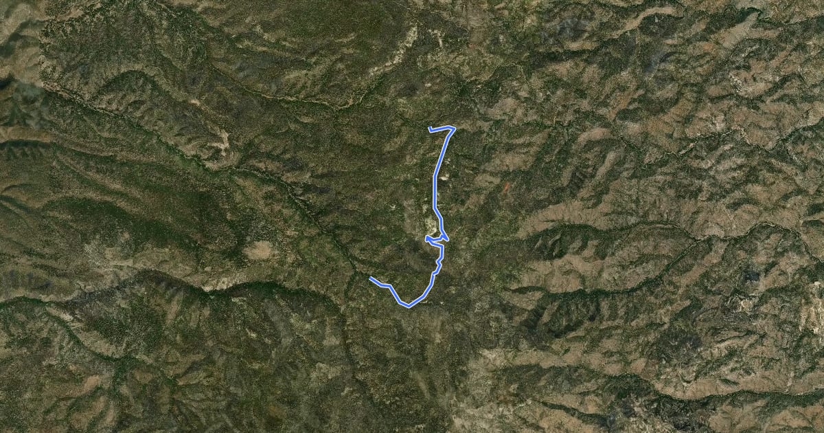 Маршрут ALW - 042 - Caledonia Trail на спутниковом снимке