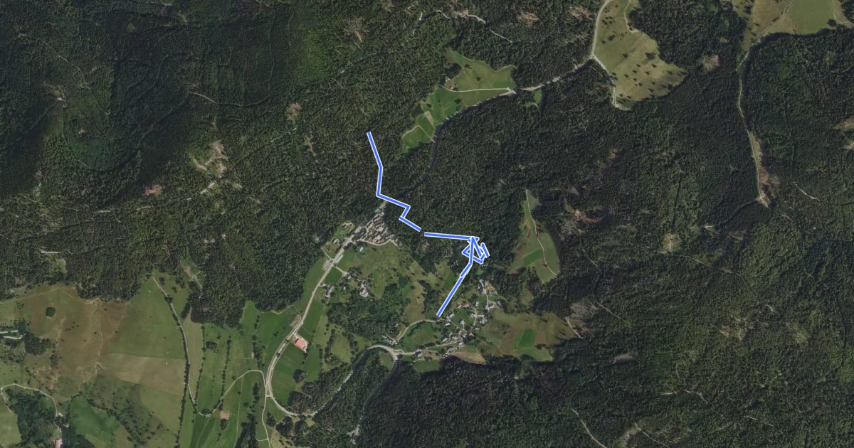 Маршрут Am Beerebühl - Unt. Langenwaldweg Abzw. Prestenberg на спутниковом снимке