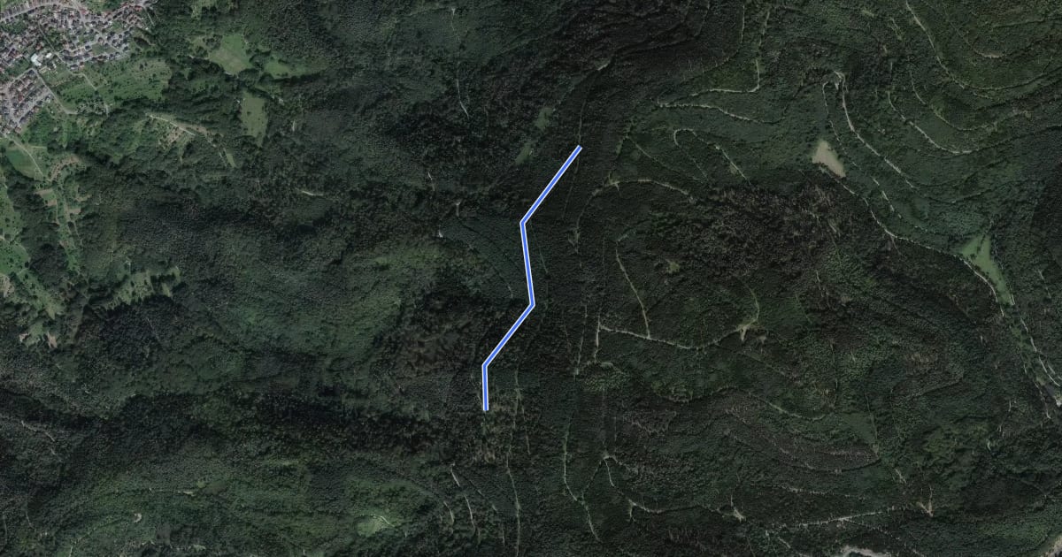 Маршрут Am Gumpen - Bernsteinweg на спутниковом снимке