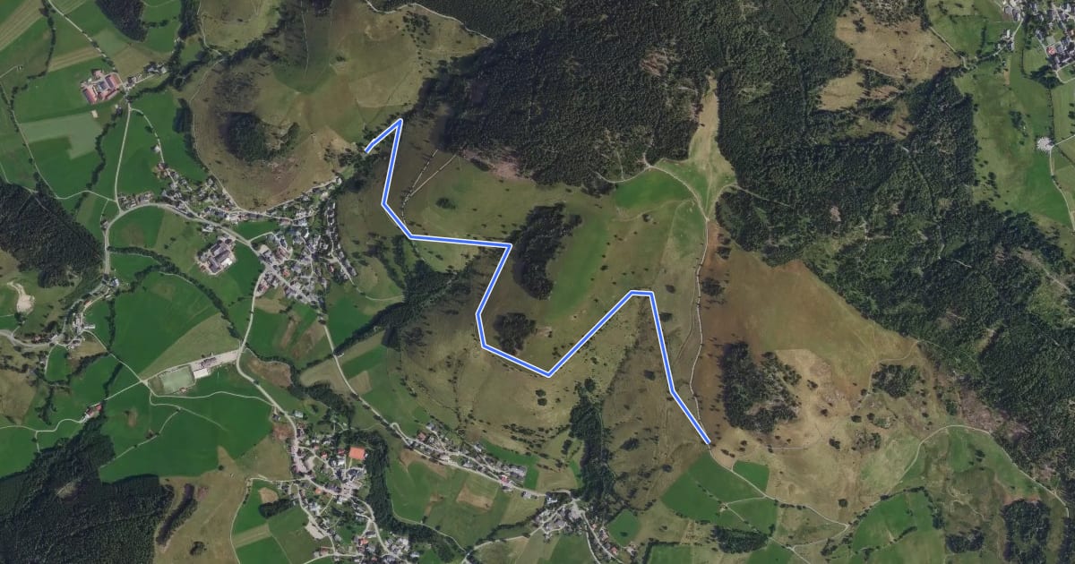 Маршрут Am Kaiserberg - Wasserhochbehälter на спутниковом снимке