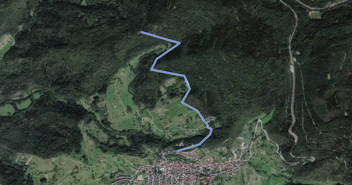 Маршрут Am Pfarrberg - Dreizielstein на спутниковом снимке