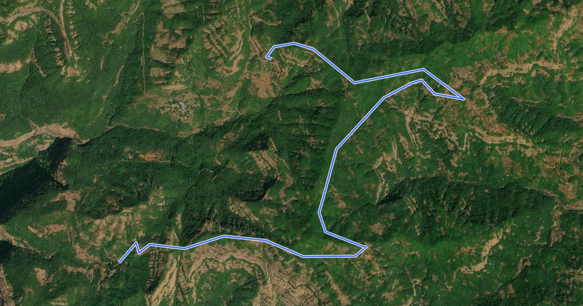 Маршрут Ambe Hill на спутниковом снимке