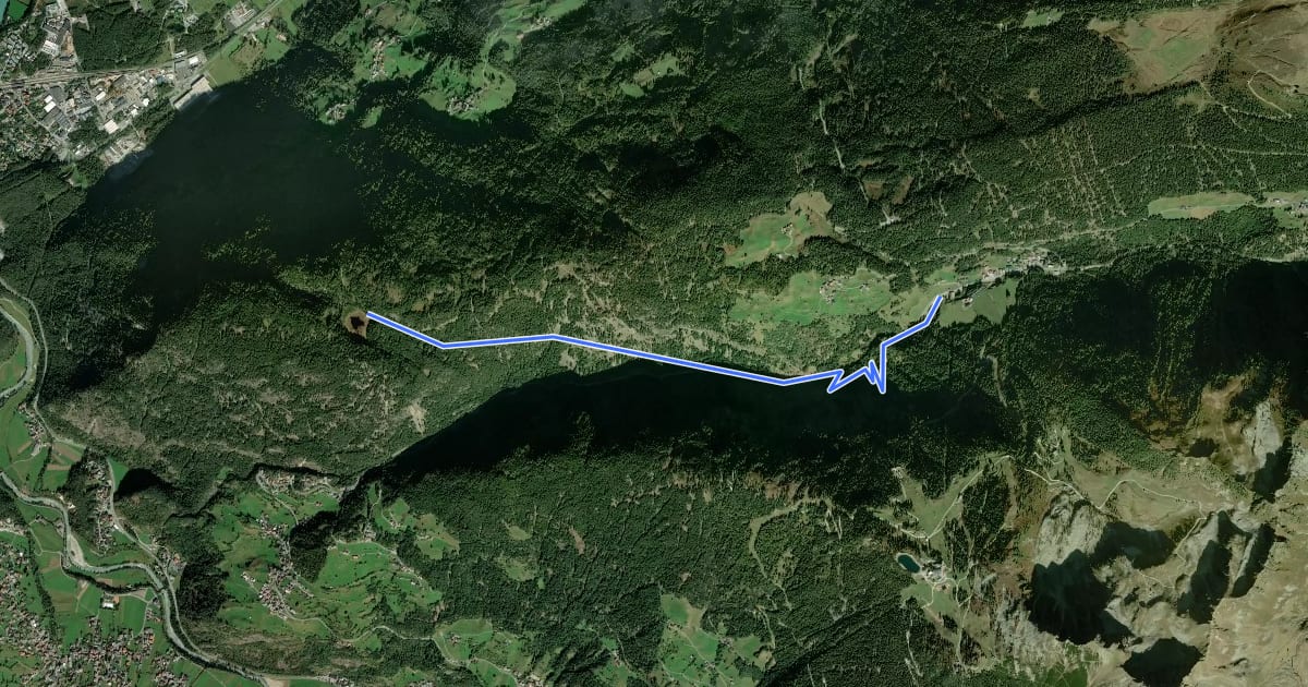 Маршрут Amberger See на спутниковом снимке