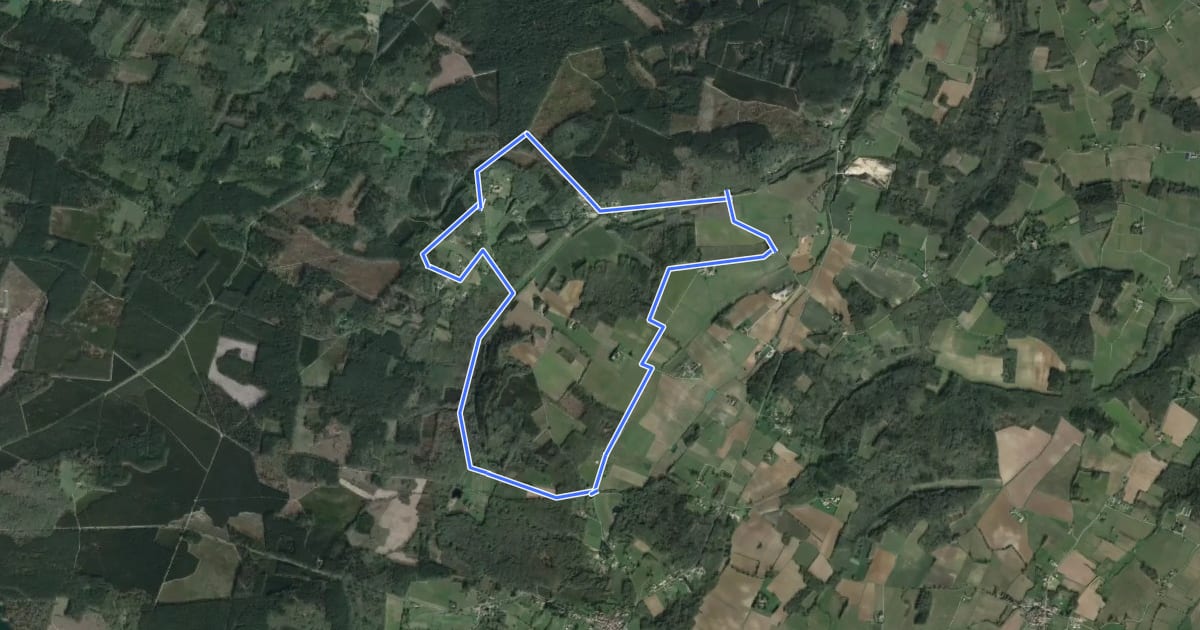 Маршрут Ambrus, promenade vers le vignoble de Padère - 9.5 km на спутниковом снимке