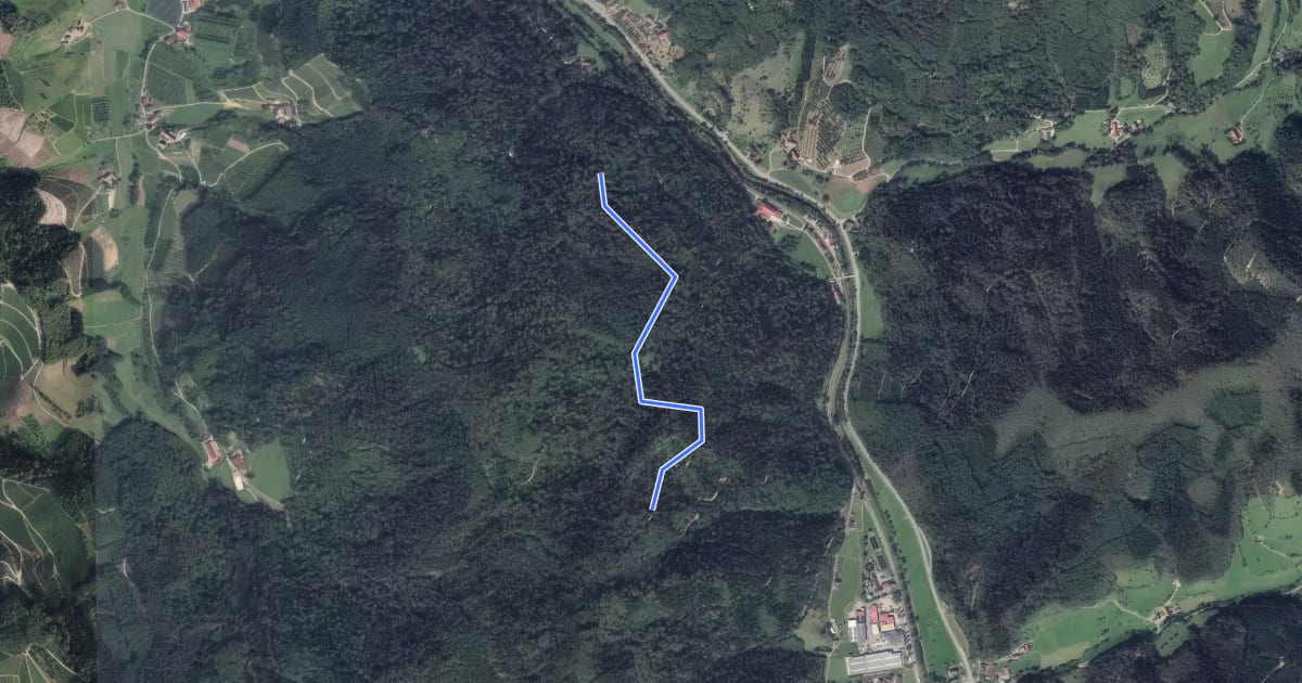 Маршрут Ameisenhütte - Ruine Neuenstein на спутниковом снимке
