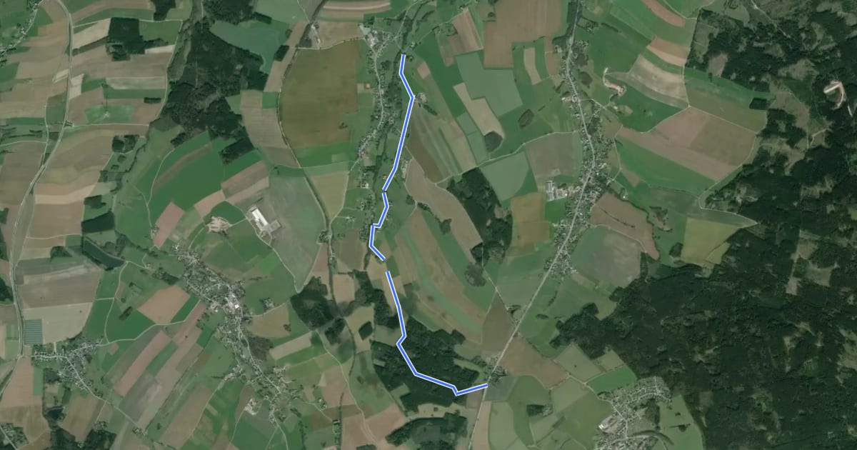 Маршрут Anbindung B169-Oberdorf на спутниковом снимке