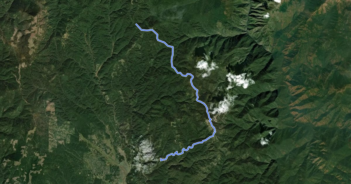Маршрут Anderson Butte National Recreation Trail на спутниковом снимке