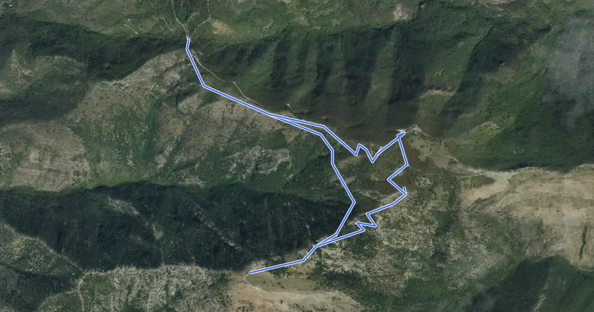 Маршрут Anello del Poggio Grande на спутниковом снимке