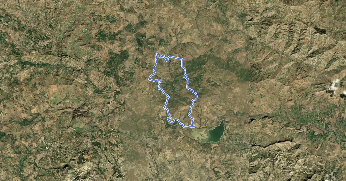 Маршрут Anello Gagliano Lago Pozzillo на спутниковом снимке