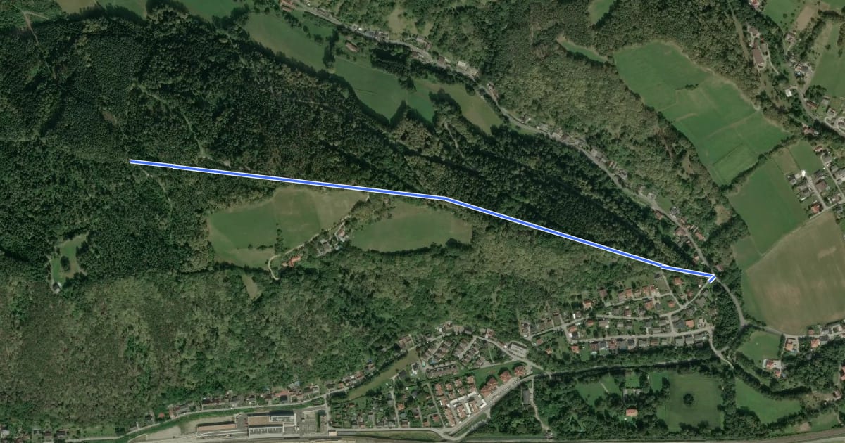 Маршрут Anschlußweg Jungberg на спутниковом снимке