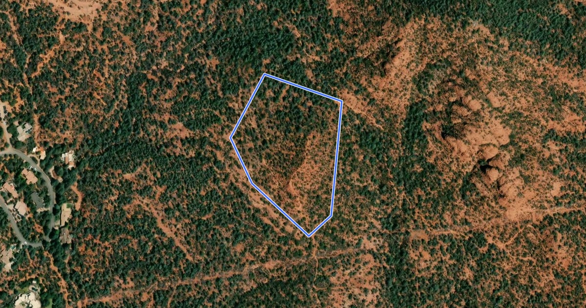 Маршрут Ant Hill Loop #666 на спутниковом снимке