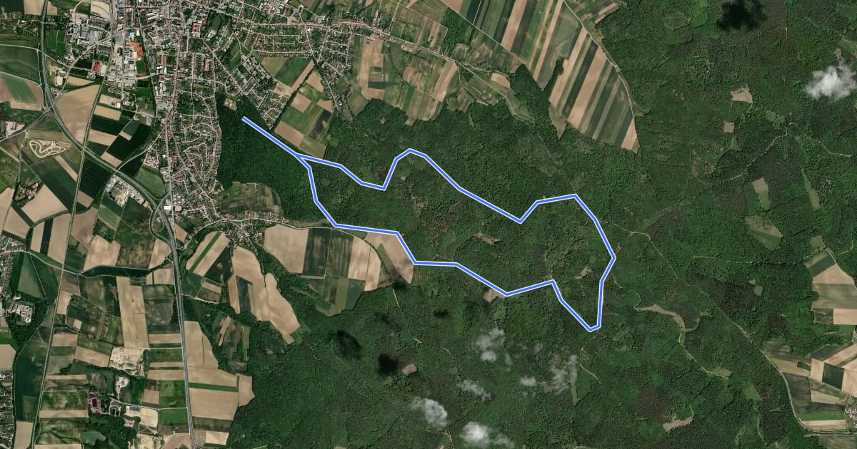Маршрут Antonihüttenweg на спутниковом снимке