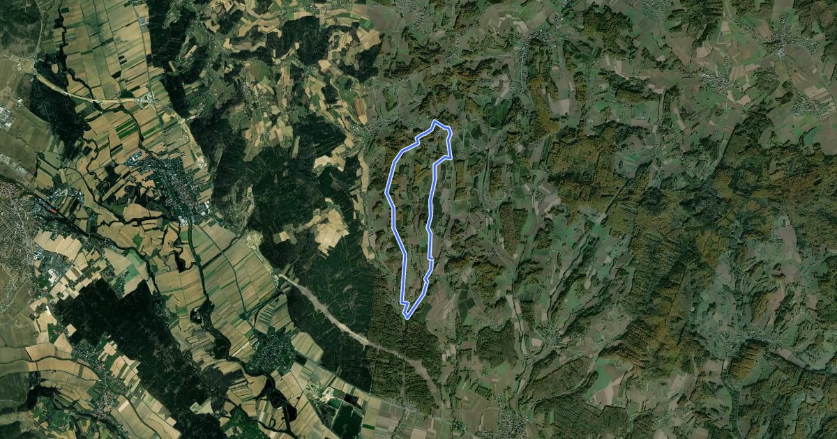 Маршрут Apfelpanorama (Limbach) на спутниковом снимке