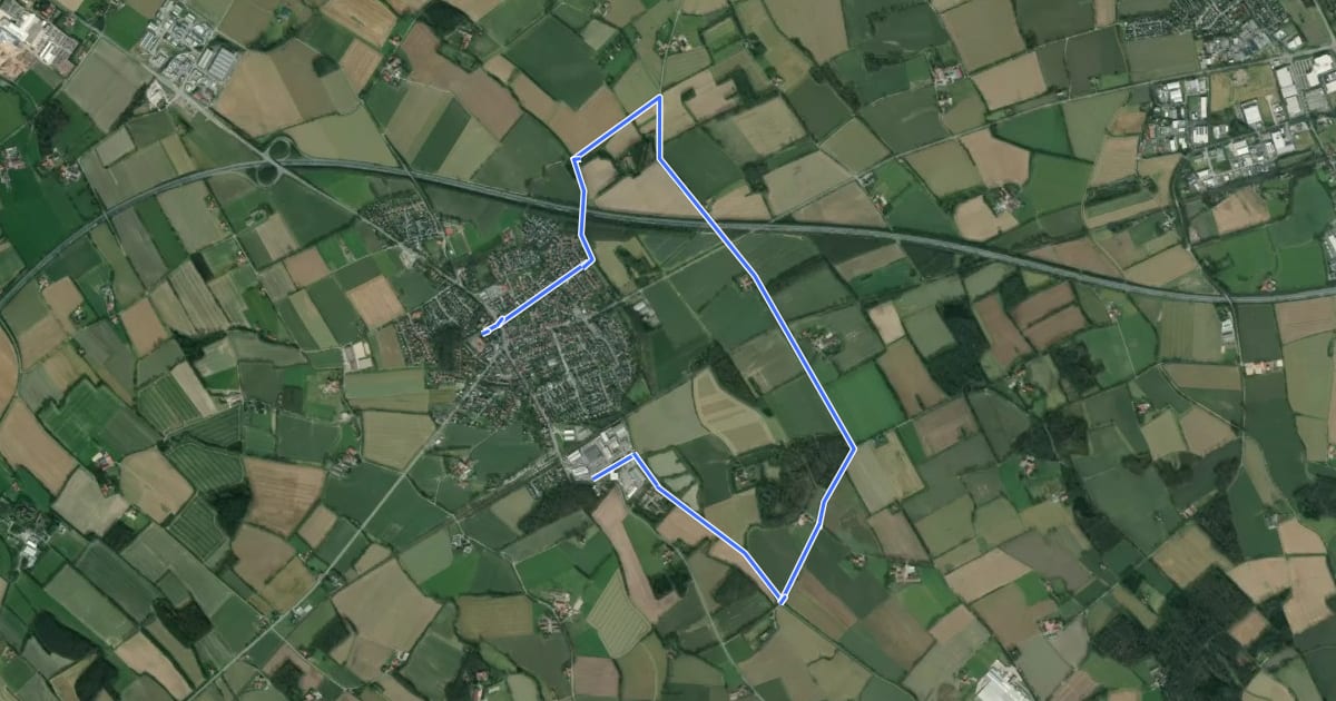 Маршрут Appelhülsen Rundweg A2 на спутниковом снимке
