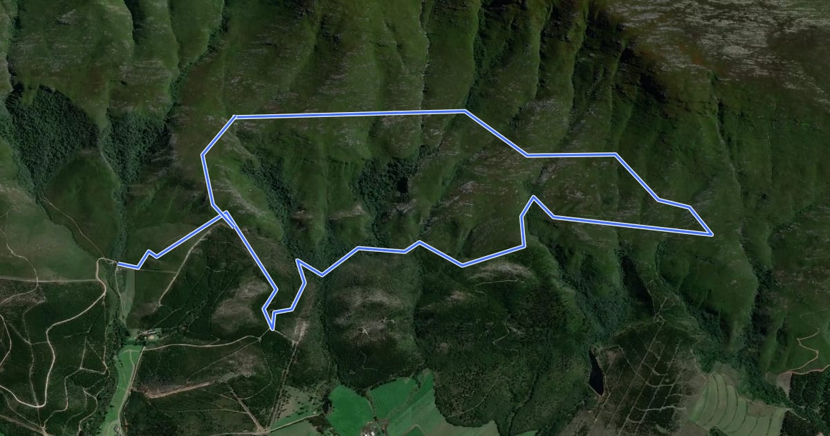 Маршрут Appelsbos Circle Trail на спутниковом снимке