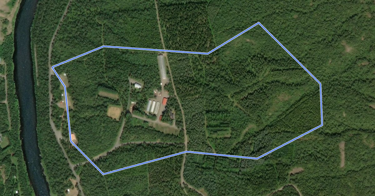 Маршрут Arboretum Circle на спутниковом снимке